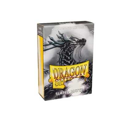 Image of Dragon Shield Matte Japanese Size Sleeves 60pk Slate AT 11127