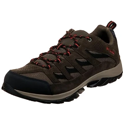 Image of Columbia Men&#039;s Crestwood Hiking Shoe, Camo Brown, Heatwave, 10.5 UK