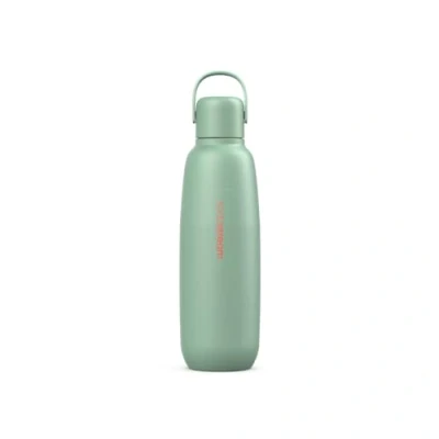 Image of SodaStream 0.9 L Fizz&amp;go Cool Metal Bottle Mint Dishwasher Safe Compatible with Duo, E Terra and Much More Keeps Warm &amp; Cold for up to 12 Hours BPA Free Pack of 1