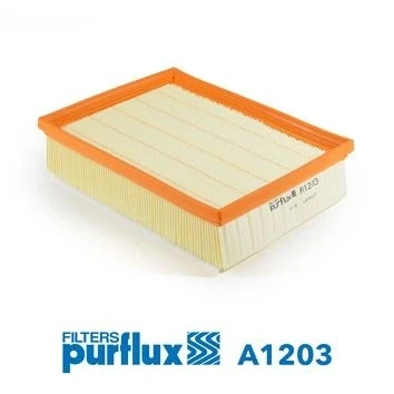 Image of 1444FK, 1444PX, 1444VX, 1611157780 Air Filter PURFLUX A1203 67mm 185mm 243mm Insert PEUGEOT: 308 I Hatchback, 307 CC