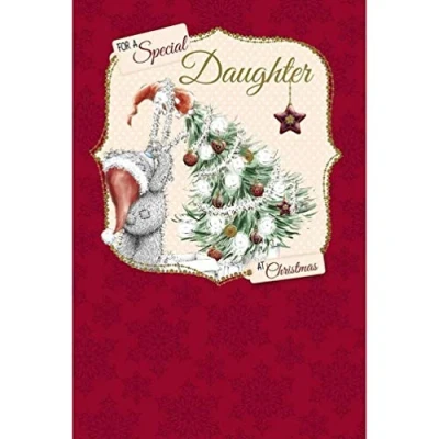Image of Me To You Bear Special Daughter Christmas Card