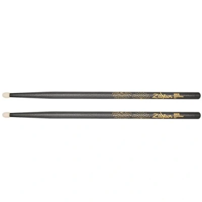 Image of Zildjian Z Custom Limited Edition Rock Black Chroma Nylon Tip Drumsticks (ZRKCBN ZC)