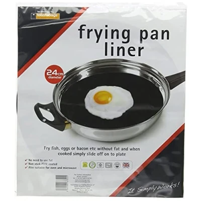 Image of Toastabags Frying pan Liner 24 cm, Acrylic, Black