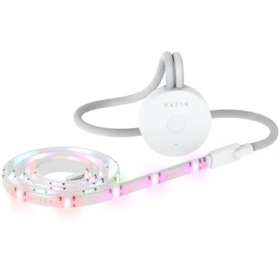Image of Razer Aether Smart Light Strip RGB LED for Homes (Flexible Design, Powered Chroma RGB, Matter Compatible, Works with Gamer Room App) White