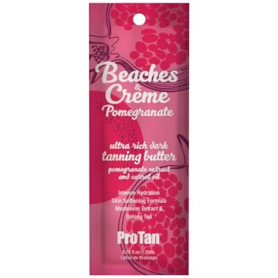 Image of Pro Tan Beaches and Creme Pomegranate Ultra Rich Dark Tanning Butter (22ml)