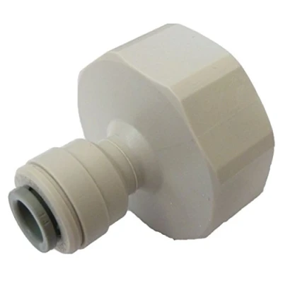 Image of JOHN GUEST 1/4&quot; x 3/4 BSP Push Fit/Valve Connector