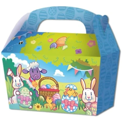 Image of Quickdraw 20 x Cute Easter Treat Boxes for Egg Hunts Sweets Treats &amp; Party Favours Empty Cardboard Gift Box