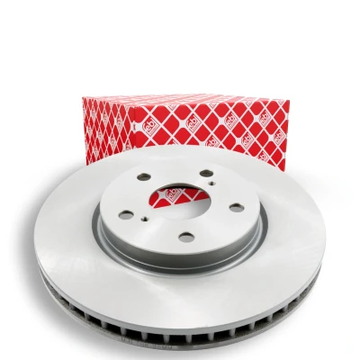 Image of 4351230310 Brake disc FEBI BILSTEIN 108498 Front Axle 296mm 28mm 5 Hole 114,3mm internally vented Coated LEXUS: IS 3, 2, C