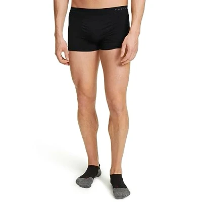 Image of FALKE Men&#039;s Ultralight Cool M BX Functional Yarn Quick Dry 1 Piece Base Layer Underwear, Black (Black 3000), L