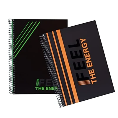 Image of Ancor PK2 Lined Cover Notebook A5 80 Sheets / 90 g Square 5 mm EVAW ENERGY