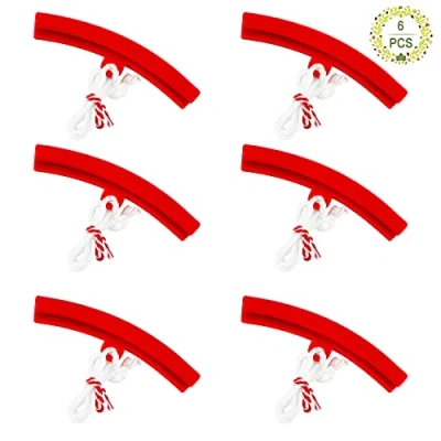Image of Haisheng 6PCS Tire Changing Saver Tool, Car Changer Guard Tyre Remove Wheel Fixing Rim Protector for Motorcycle Bike (Red)