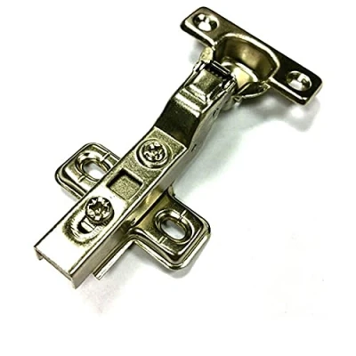 Image of Merriway BH06010 (2 Pcs) Cabinet Hinge 26mm 95 Degree Soft Close ZP Clip On Inset Pack of 2 Pieces