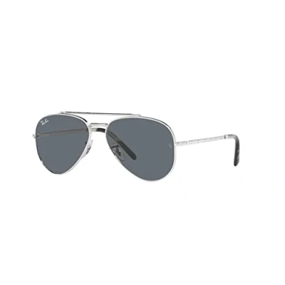 Image of Ray Ban NEW Aviator Unisex Sunglasses silvercoloured, Size: 58, Silver coloured