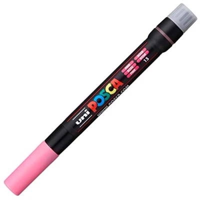 Image of Uni Posca PCF 350 Brush Pen Pink (09)