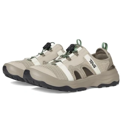 Image of Teva Outflow CT Walking sandals, Women&#039;s, Size: 8.5, Feather grey/desert taupe Imitation leather/ textile