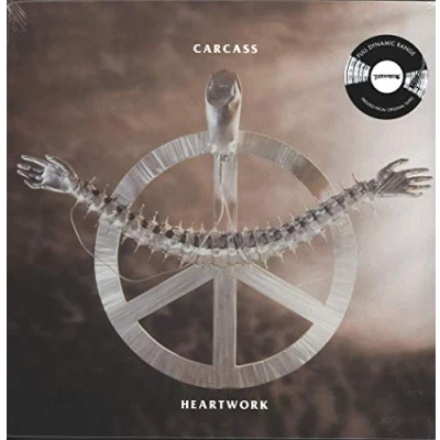 Image of Carcass Heartwork Purple vinyl 2021 UK LP MOSH097FDRUS