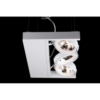 Image of 3 Light Commercial Lighting White G53 Bulb