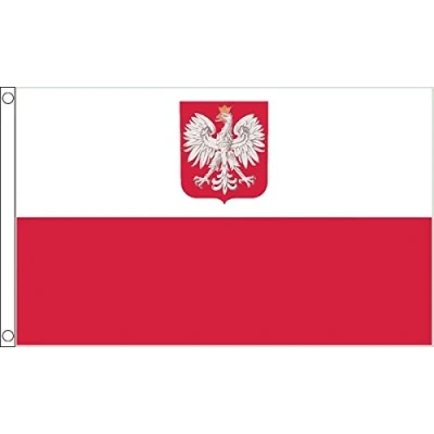 Image of Poland Crest Small Flag 3ft x 2ft