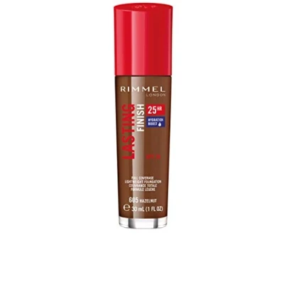 Image of Old Product &amp; Packaging Rimmel Lasting Finish 25 Hour Foundation Hazelnut