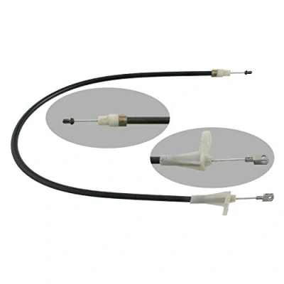 Image of 2034200285, A2034200285 Brake Cable FEBI BILSTEIN 22674 Left Rear 925mm MERCEDES BENZ: C Class Saloon