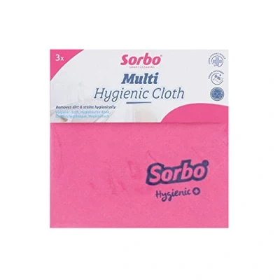Image of Sorbo Multi Hygienic Cloth, Anti Bacterial treated Reduces Bacteria and Odor, Super Absorbent, Everyday Essential