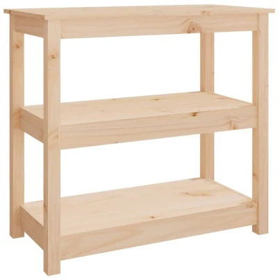 Image of vidaXL Console Table 80x40x74 cm Solid Wood Pine