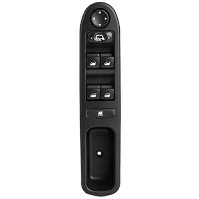 Image of Terisass Power Window Switch, Front Driver Side Electric Master Control Switch Replacement, 6554.KT, Compatible with PEUGEOT 307 SW CC 307SW 307CC 2003 2010