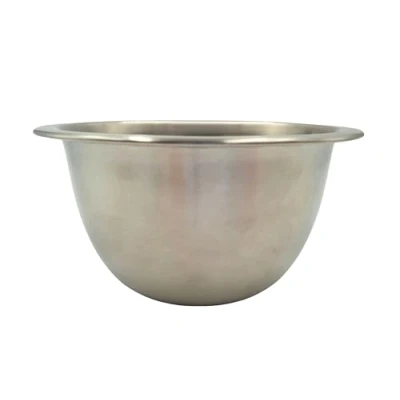 Image of Fackelmann Mixing Bowl 14cm, Stainless Steel, Extra Deep, Food Safe, Baking Cooking Preparing, Small Dish, Fridge &amp; Freezer Durable Lightweight, Versatile, Rimmed Nesting Bowls, 600ml