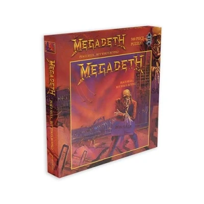 Image of Megadeth Jigsaw Puzzle Peace Sells...but Whos Buying Album Official 500 Piece One Size