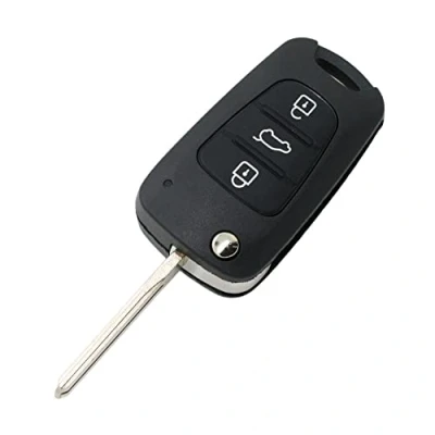 Image of BROVACS Replacement Key Shell Compatible with HYUNDAI i20 i30 KIA Sportage Seed Picanto 3 Button Keyless Entry Flip Remote Case Fob SS161A