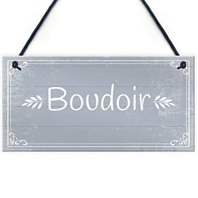 Image of RED OCEAN Boudoir Hanging Plaque Home Decor Bedroom Sign New Gift Decoration