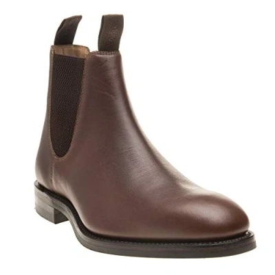 Image of Loake Mens Chatsworth Chelsea Boots Brown 8 UK