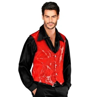 Image of Mens &quot;PURPLE SEQUIN VEST&quot; (XL)