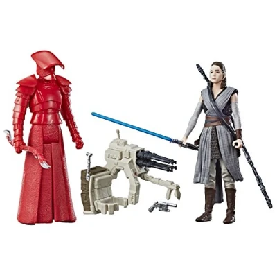 Image of STAR WARS Rey (Jedi Training) &amp; Elite Praetorian Guard 2 Pack