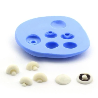 Image of MyTinyWorld Dolls House Miniature 6 Part Mushroon Reusable Silicone Mould