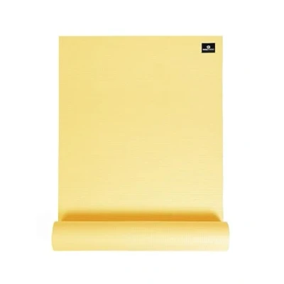Image of Yoga Studio Sticky Mat Oeko Tex Tear Proof Non Slip Workout Exercise Gym Fitness &amp; Pilates 183cm x 61cm 6mm (Banana)
