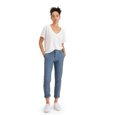 Image of DOCKERS Women&#039;s Weekend Chino Slim Pants, VINTAGE INDIGO, 27W Long