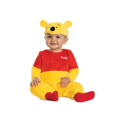 Image of Disguise 144729W EU V2 Winnie The Pooh Deluxe Infant/Toddler (Eu) Fancy Dress Costume, Unisex Children, Multi, 12 18M