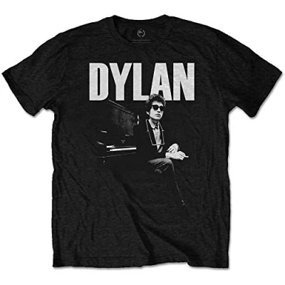 Image of Bob Dylan DYLTS10MB04 T Shirt, Black, X Large