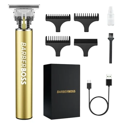 Image of Barberboss Beard Trimmer Men Cordless Hair Clippers Men: Haircut Clippers, Precision Detail Trimmer, QR 2070