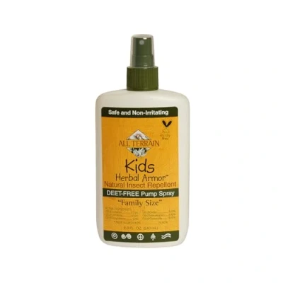 Image of All Terrain Kids Herbal Armor Natural DEET Free Insect Repellant, Pump Spray, 8 Ounce, Family Size