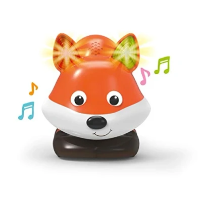 Image of Smoby Smart 190103WEB Foxy Robot Interactive Early Learning Toy for Children Aged 3 and Above Motorised Fox