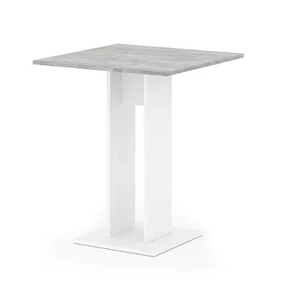 Image of Vicco Dining table Ewert, Concrete/White, 65 x cm
