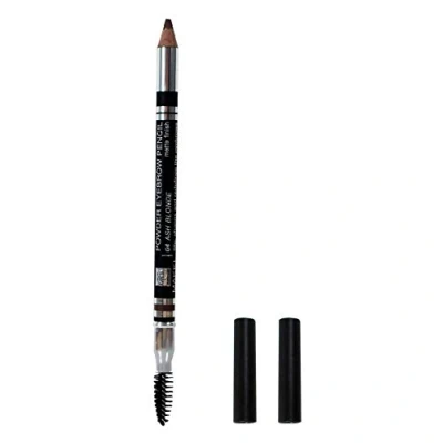 Image of Ash Blonde Makki powder Eyebrow Pencil Powdery Matte Finish for professional look, buildable eye brow filler definer shape and fill with spoolie brush, Ashy colours