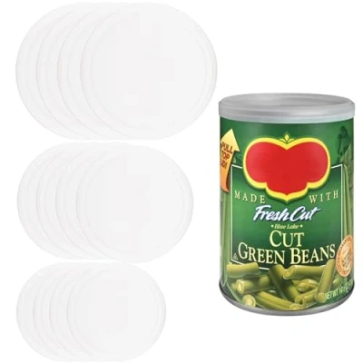 Image of 12 PCS Can Lids for Tins, Tin Covers Lids, Food Silicone Stretch Yogurt Pot Reusable Silicon Container