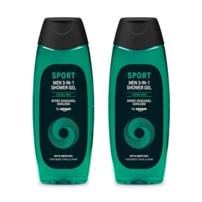 Image of by Amazon Men Sport 3in1 Shower Gel, 2 x 500ml