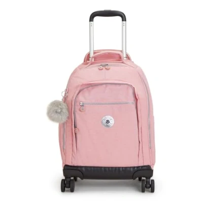 Image of Kipling NEW ZEA Large wheeled backpack, Bridal Rose (Pink)