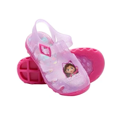 Image of DREAMWORKS GABBY&#039;S DOLLHOUSE Jelly Shoes for Girls Summer Pink 9