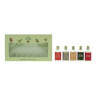 Image of 4711 Acqua Colonia Eau de Cologne Miniature Set, 5 x Frangrances, Myrrh &amp; Kumquat, Pink, 8 ml (Pack of 1)