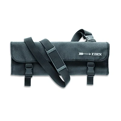 Image of Dick Knives GD796 Black Textile Roll Bag and Strap